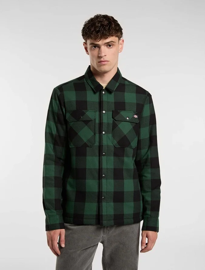 Куртка-рубашка Dickies Lined Sacramento Shirt Pine Needle Green