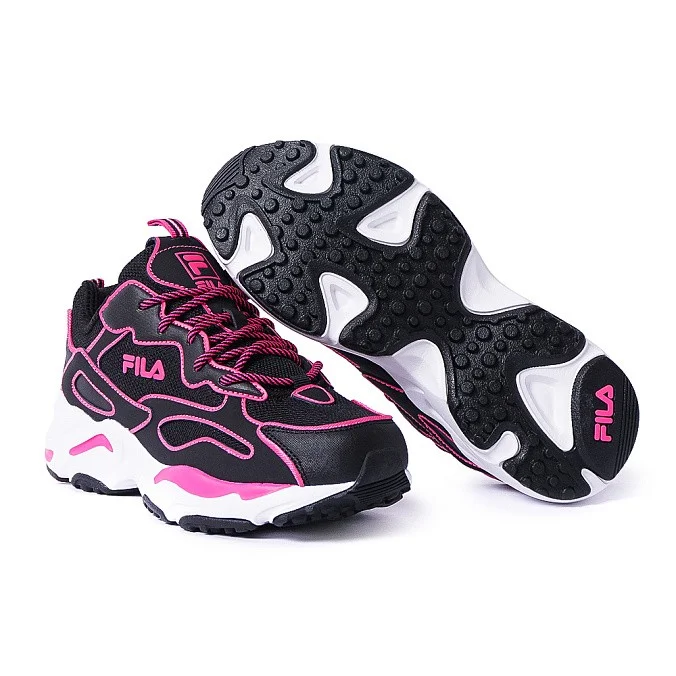 Кроссовки женские FILA Ray Tracer Neon Black/Pink Glo/White