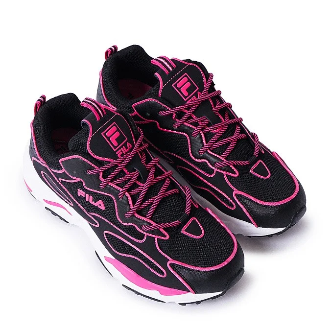 Кроссовки женские FILA Ray Tracer Neon Black/Pink Glo/White
