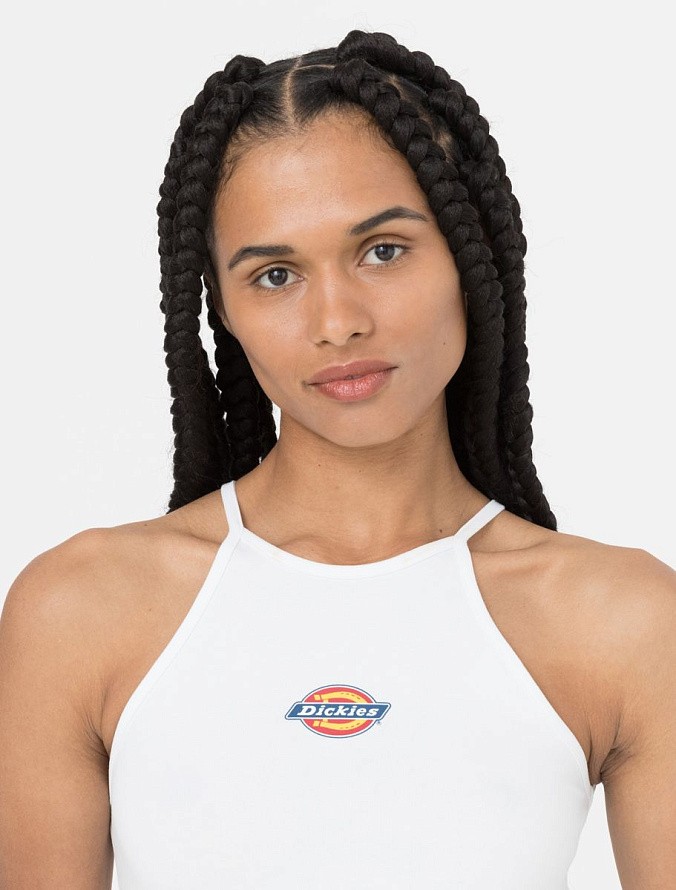 Топ женский Dickies Chain Lake Vest Tank White