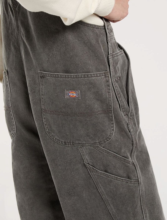 Комбинезон Dickies Classic Denim Bib Grey Wash Tinted