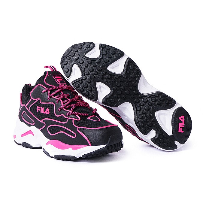 Кроссовки женские FILA Ray Tracer Neon Black/Pink Glo/White