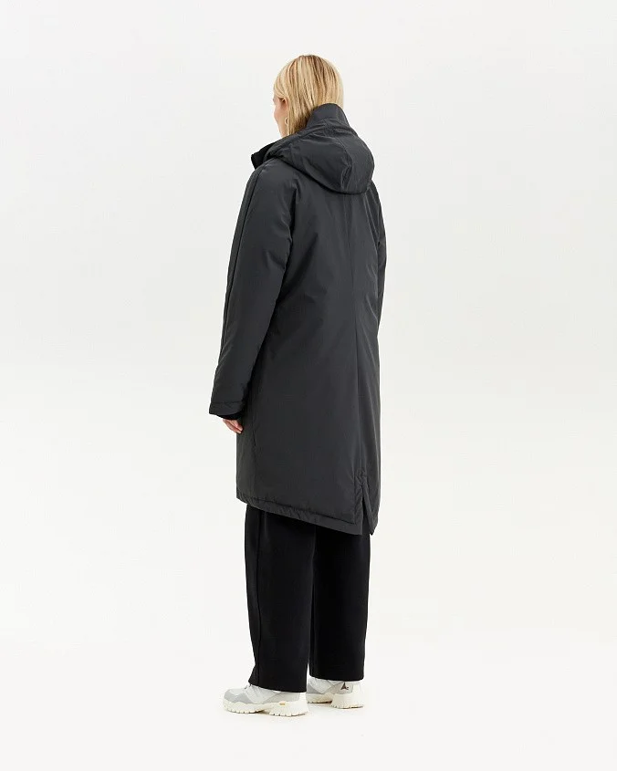 Двусторонняя женская парка SHU графитовая