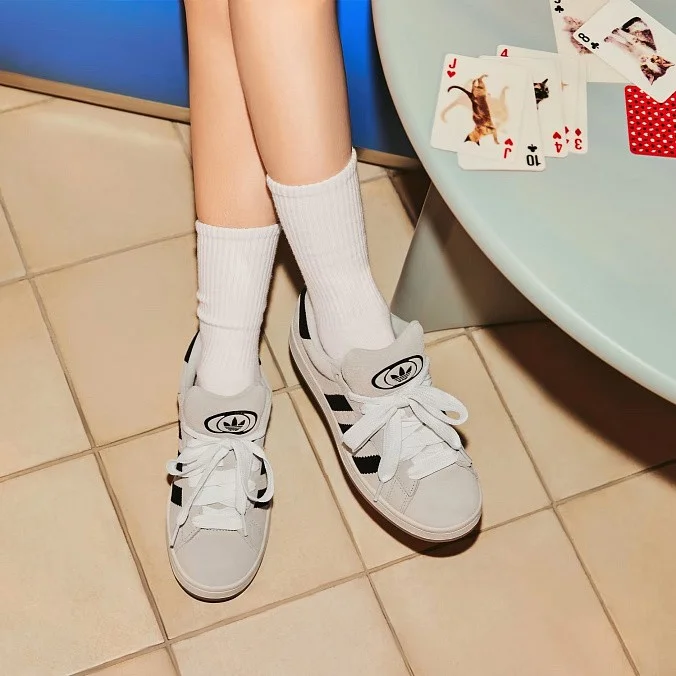 Кроссовки женские adidas Originals Campus 00S Crystal White / Core Black / Off White