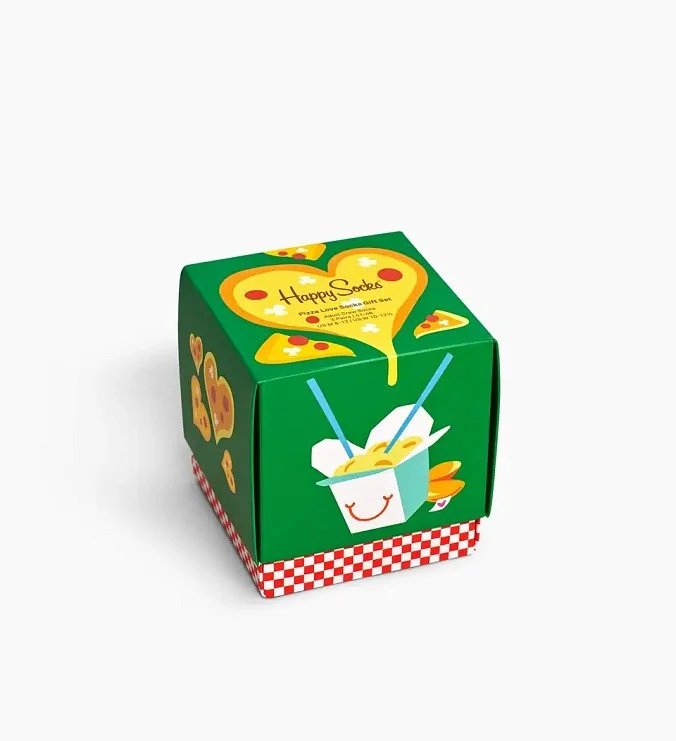 Набор носков Happy Socks Pizza Love Socks Gift Set 3-Pack