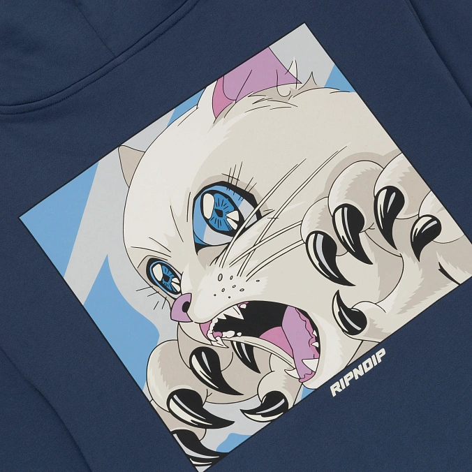 Толстовка RIPNDIP Metal Claw Hoodie Navy