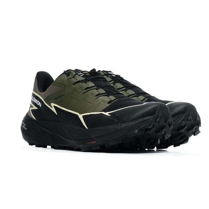 Кроссовки Salomon Thundercross Gore-Tex Olive Night/Black/Alfalfa