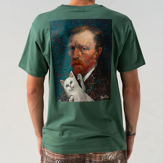 Футболка RIPNDIP Van Nermal Tee Olive