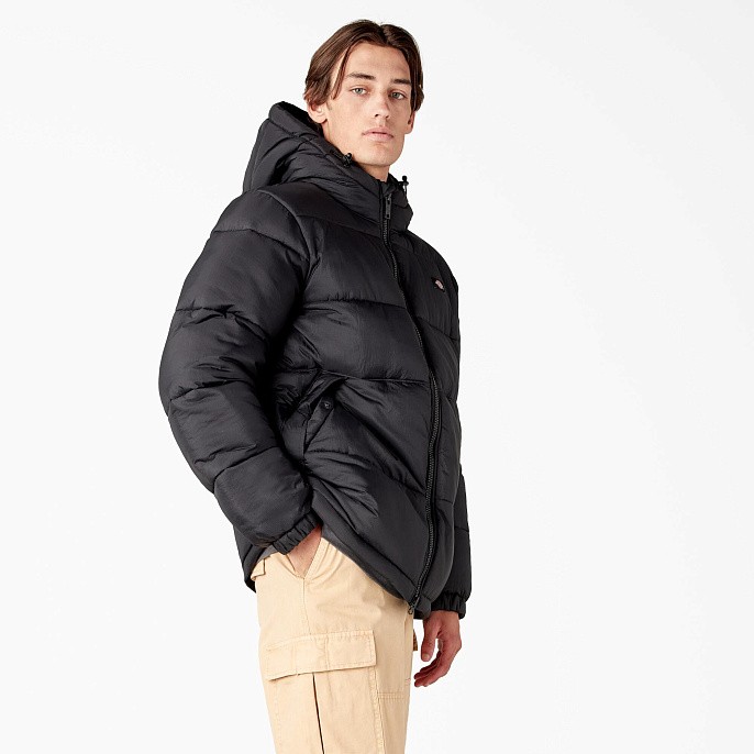 Пуховик Dickies Waldenburg Hooded Puffer Jacket Black